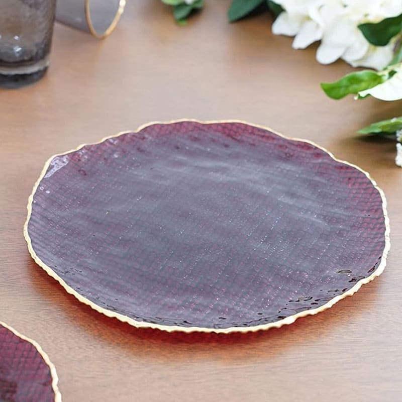 Ruby Fizz Dinner Plate